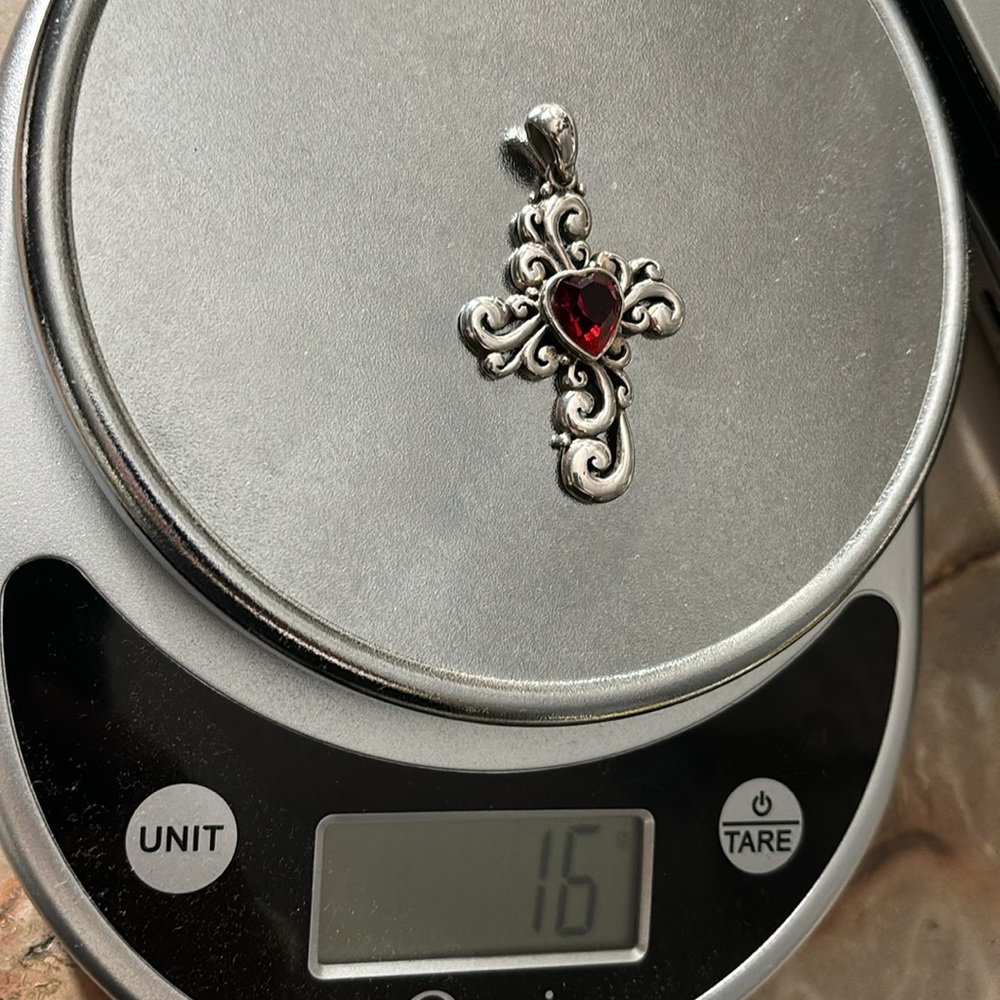 Vintage Barse 925 unique cross - Picture 6 of 6